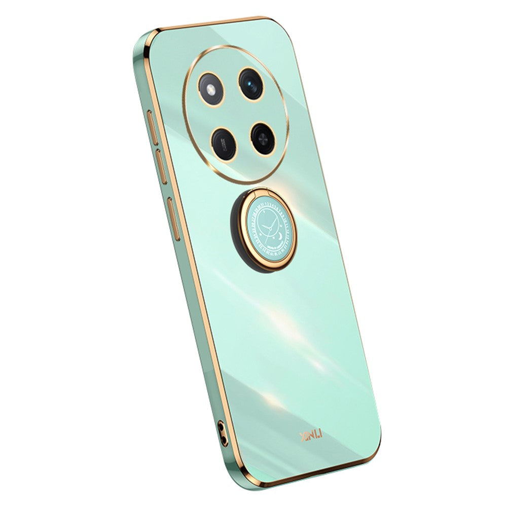 Honor Magic7 Lite 5G / X9c 5G / X60 Pro 5G Handyhülle – Galvanisierte TPU-Rückseite, kratzfest, mit Ringständer