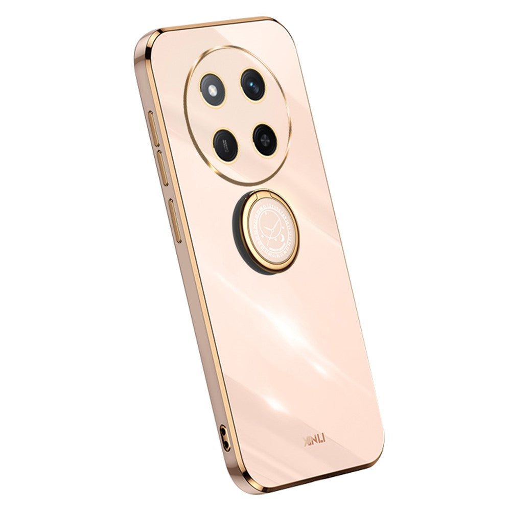Honor Magic7 Lite 5G / X9c 5G / X60 Pro 5G Handyhülle – Galvanisierte TPU-Rückseite, kratzfest, mit Ringständer