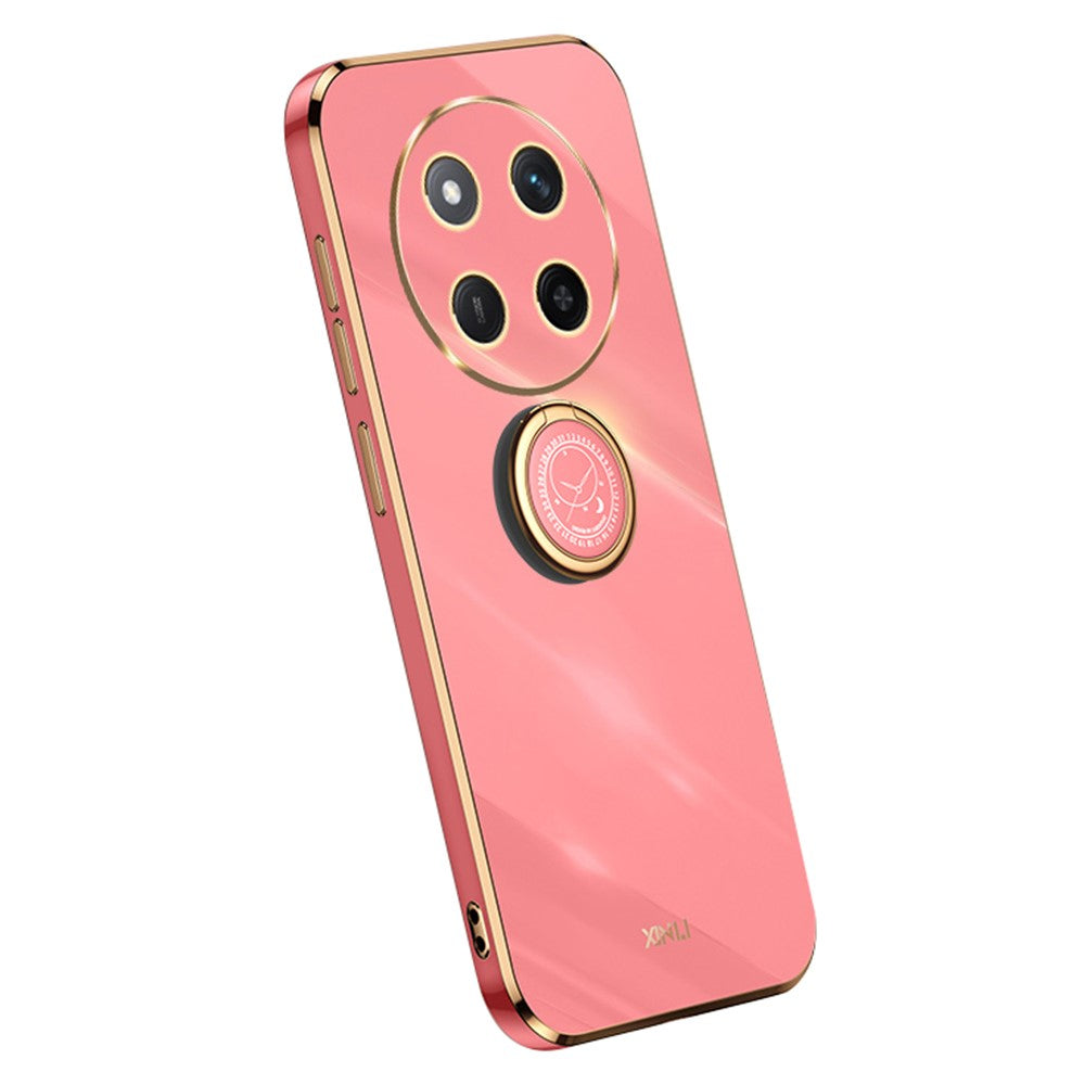 Honor Magic7 Lite 5G / X9c 5G / X60 Pro 5G Handyhülle – Galvanisierte TPU-Rückseite, kratzfest, mit Ringständer