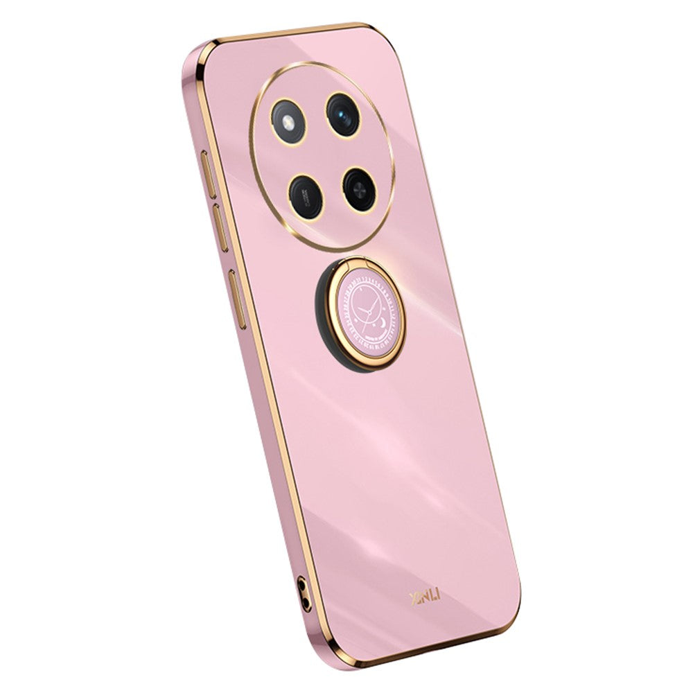 Honor Magic7 Lite 5G / X9c 5G / X60 Pro 5G Handyhülle – Galvanisierte TPU-Rückseite, kratzfest, mit Ringständer