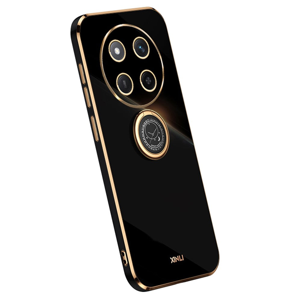 Honor Magic7 Lite 5G / X9c 5G / X60 Pro 5G Handyhülle – Galvanisierte TPU-Rückseite, kratzfest, mit Ringständer