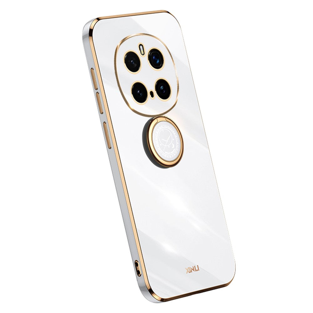 Honor Magic7 Pro 5G Handyhülle – Galvanisierte TPU-Rückseite, kratzfest, mit Ringständer