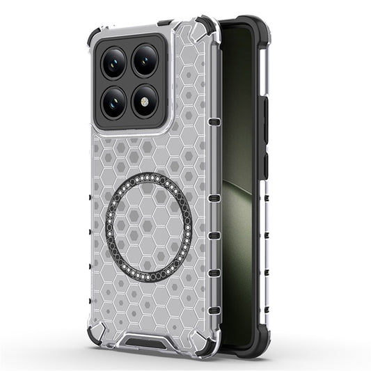 Xiaomi 14T Handyhülle – Magnetische , Wabenmuster, TPU + PC