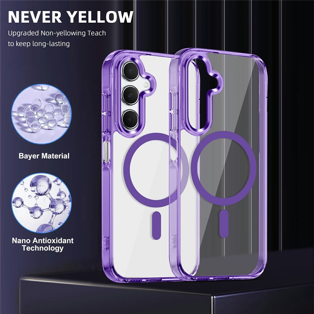 Galaxy A16 Magnet-Hülle – Transparent & Kratzfest