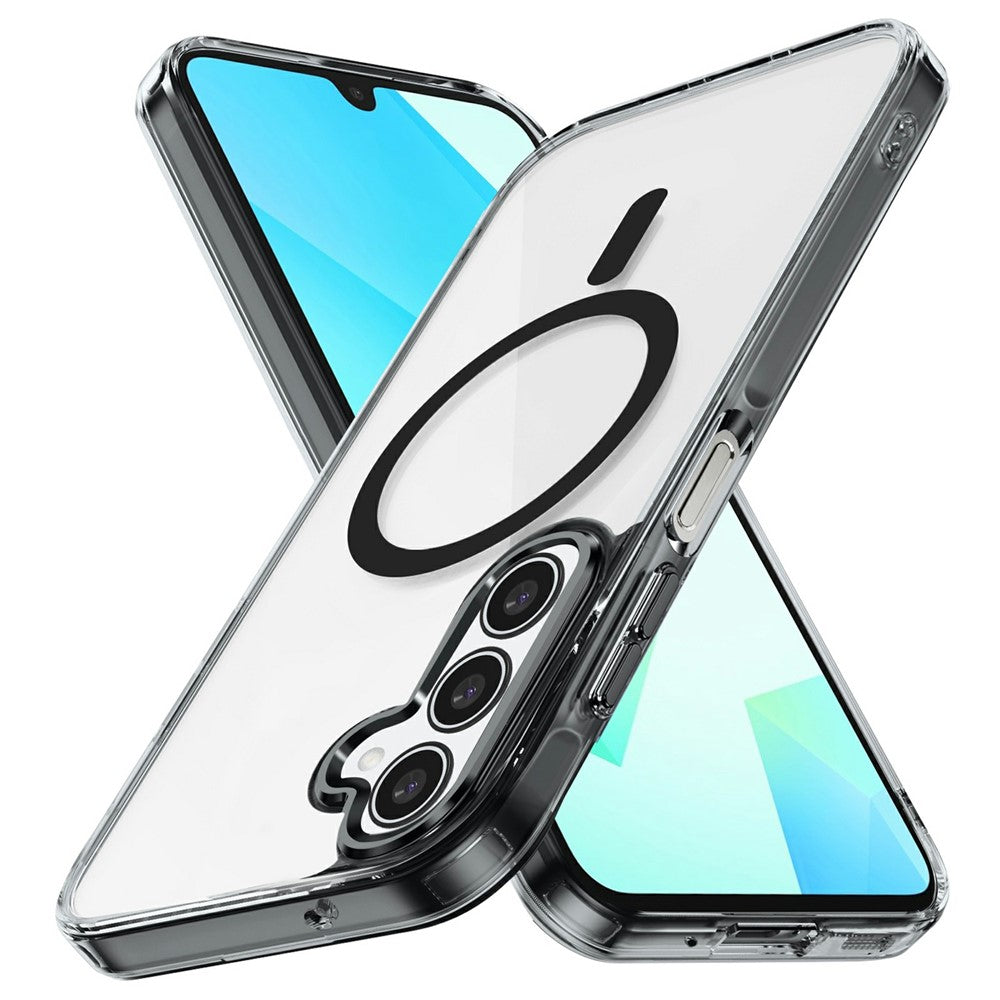 Galaxy A16 Magnet-Hülle – Transparent & Kratzfest