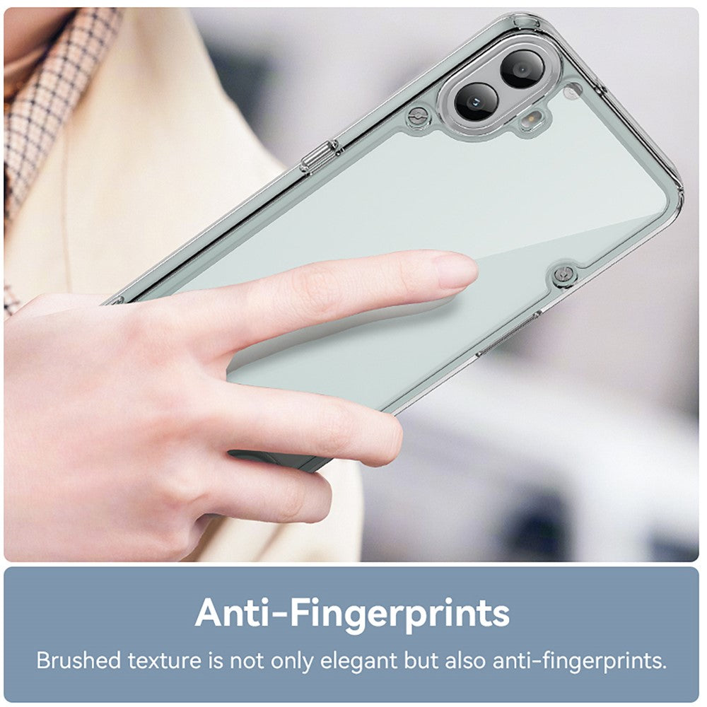 Nothing CMF Phone 1 Transparente Handyhülle – Aus TPU & Acryl, mit Schutzglasfolie