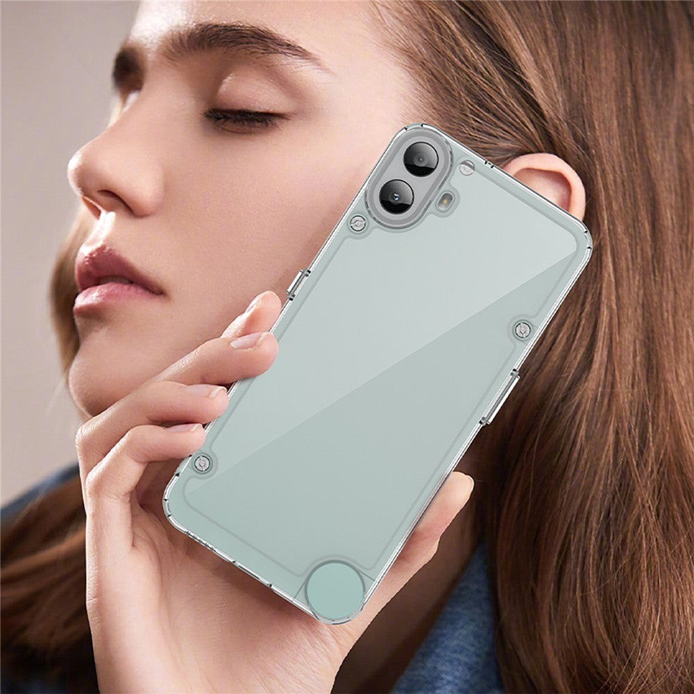 Nothing CMF Phone 1 Transparente Handyhülle – Aus TPU & Acryl, mit Schutzglasfolie