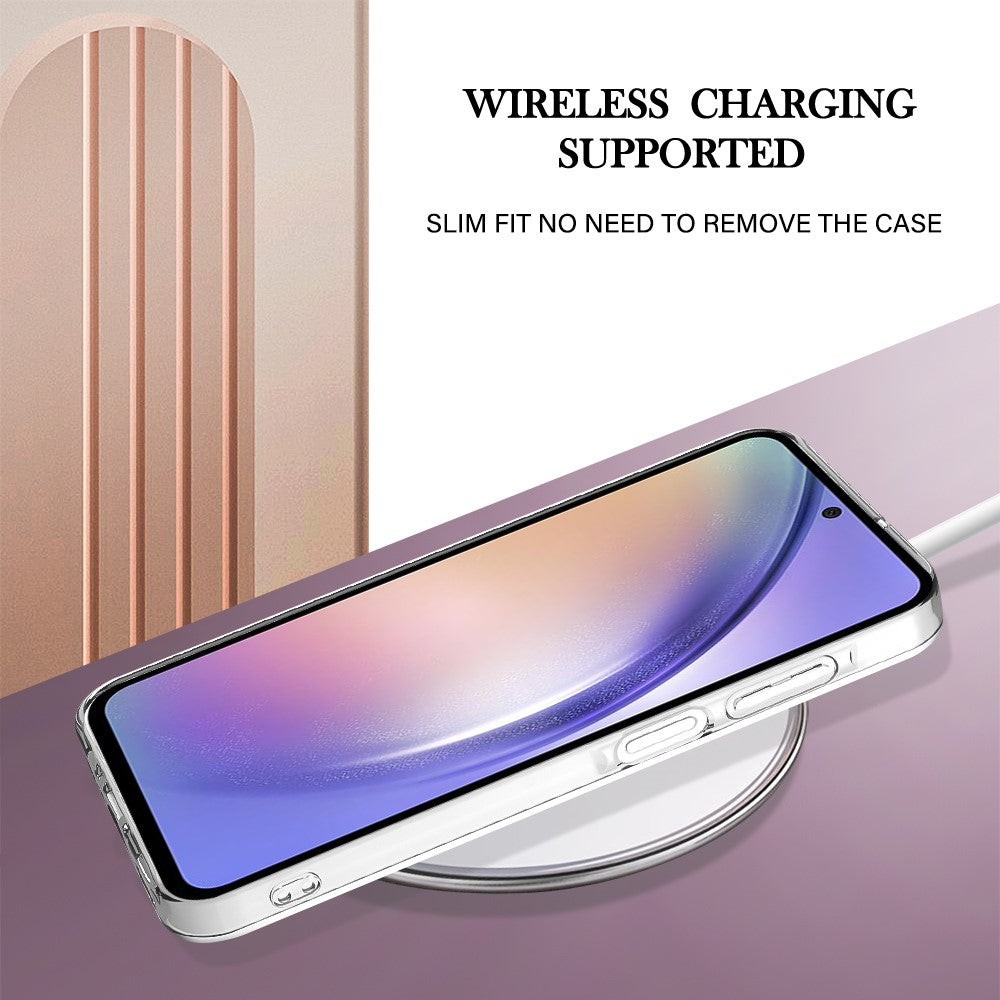 Galaxy A16 5G/4G Schutzhülle – Mit Marmormuster 2,0 mm Galvanik-Rückseite