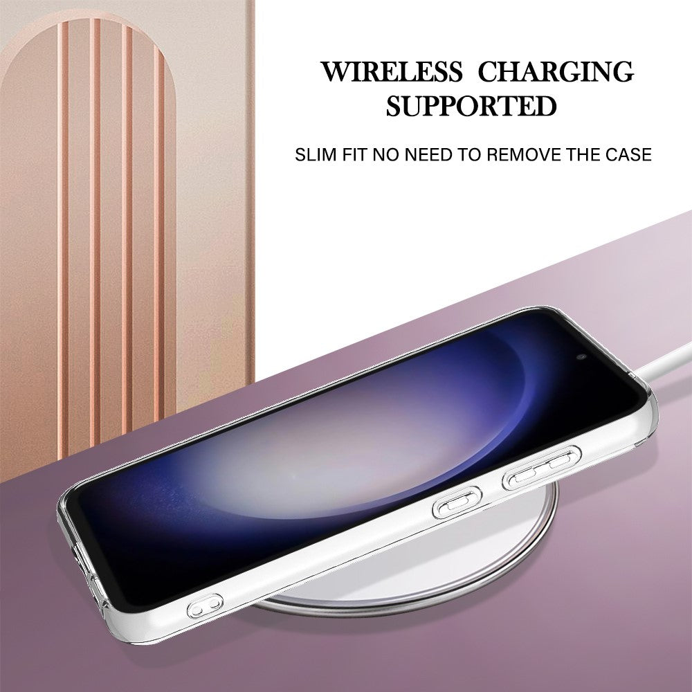 Galaxy S24 FE Schutzhülle – Mit Marmormuster 2,0 mm Galvanik-Rückseite