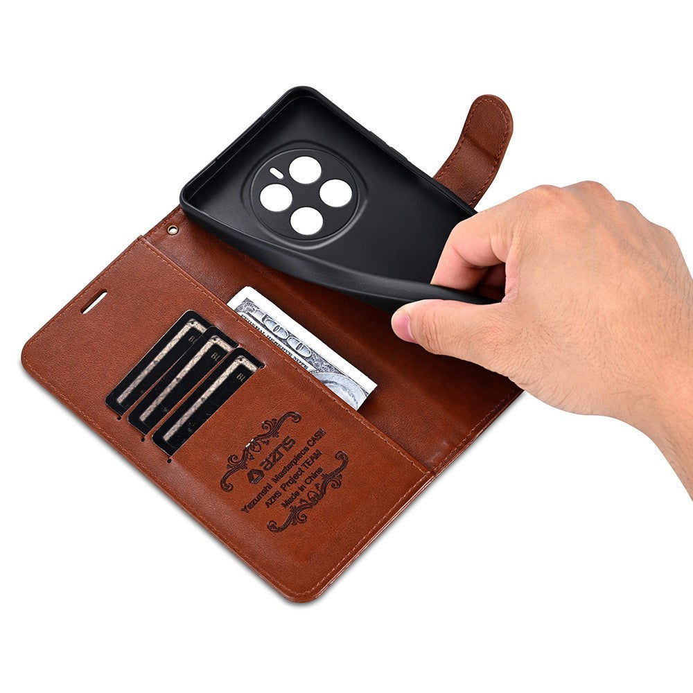 AZNS For Honor Magic7 5G Case Anti-Scratch PU Leather Stand Wallet Phone Cover