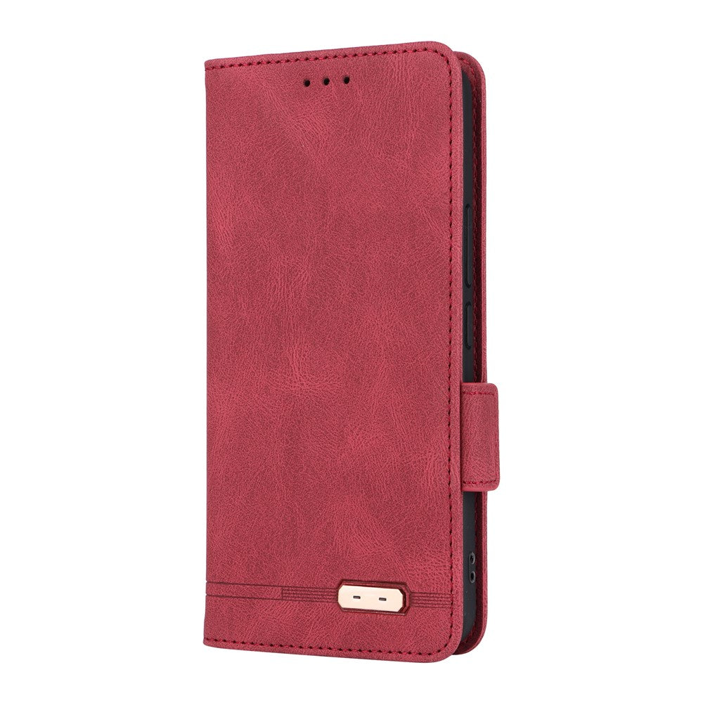 For Xiaomi 15 Case Leather Wallet Flip Phone Cover with Hardware Decor