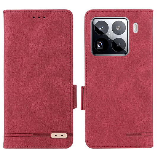 Xiaomi 15 Pro Wallet-Handyhülle – Leder Flip mit Hardware-Dekor