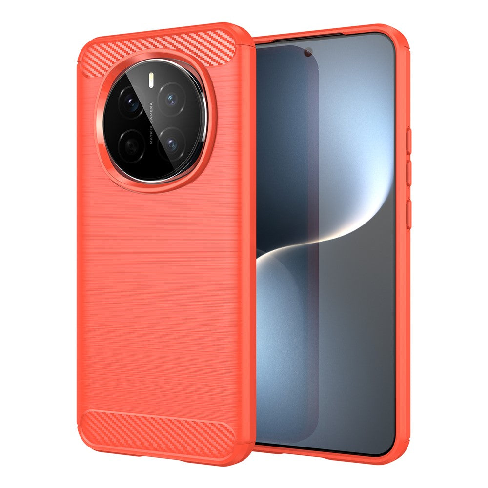 For Honor Magic7 5G Case Carbon Fiber Texture Brushed Anti Fingerprint Phone Back Cover