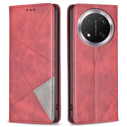 Honor Magic7 Lite 5G / X9c 5G / X60 Pro 5G Wallet-Handyhülle – Kratzfest, aus Leder, mit Ständer & bedruckten Kartenfächern