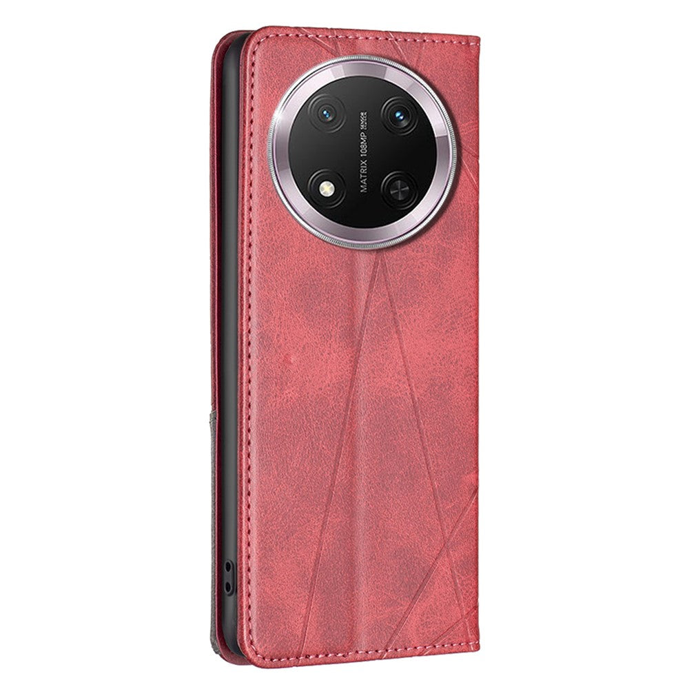 Honor Magic7 Lite 5G / X9c 5G / X60 Pro 5G Wallet-Handyhülle – Kratzfest, aus Leder, mit Ständer & bedruckten Kartenfächern