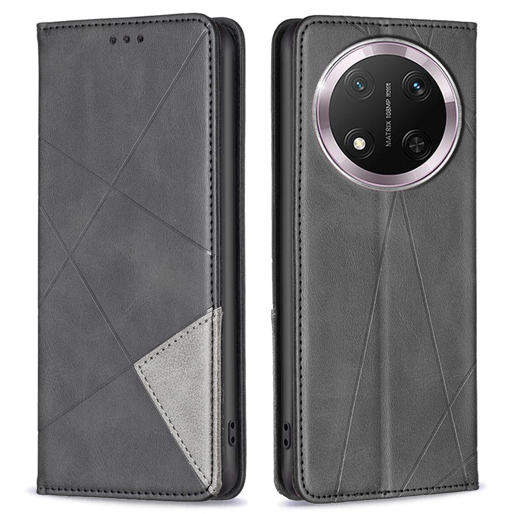 Honor Magic7 Lite 5G / X9c 5G / X60 Pro 5G Wallet-Handyhülle – Kratzfest, aus Leder, mit Ständer & bedruckten Kartenfächern