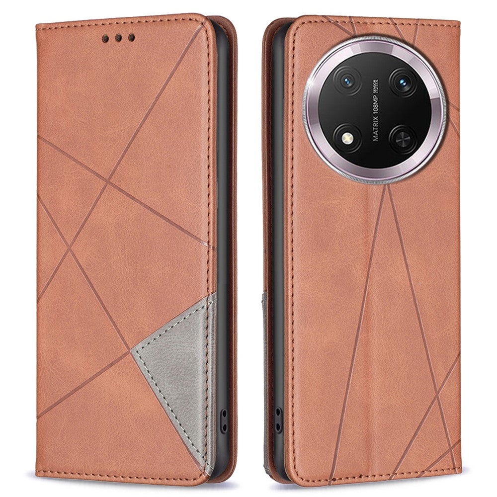 Honor Magic7 Lite 5G / X9c 5G / X60 Pro 5G Wallet-Handyhülle – Kratzfest, aus Leder, mit Ständer & bedruckten Kartenfächern