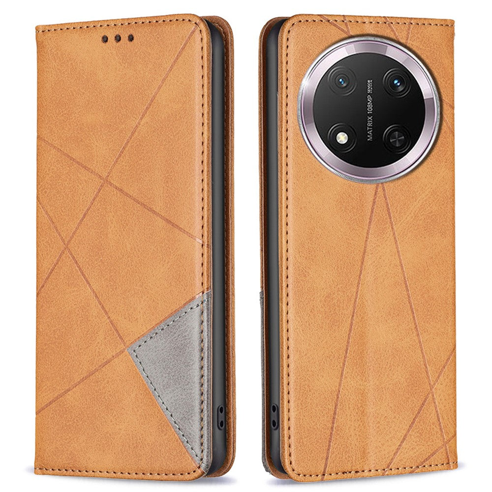 Honor Magic7 Lite 5G / X9c 5G / X60 Pro 5G Wallet-Handyhülle – Kratzfest, aus Leder, mit Ständer & bedruckten Kartenfächern