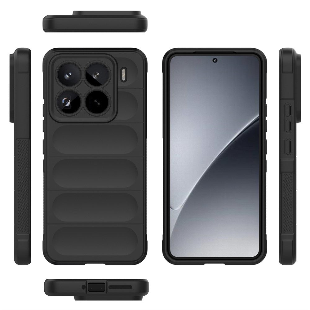 For Xiaomi 15 Pro Case Anti-Drop Soft TPU Rugged Phone Back Cover