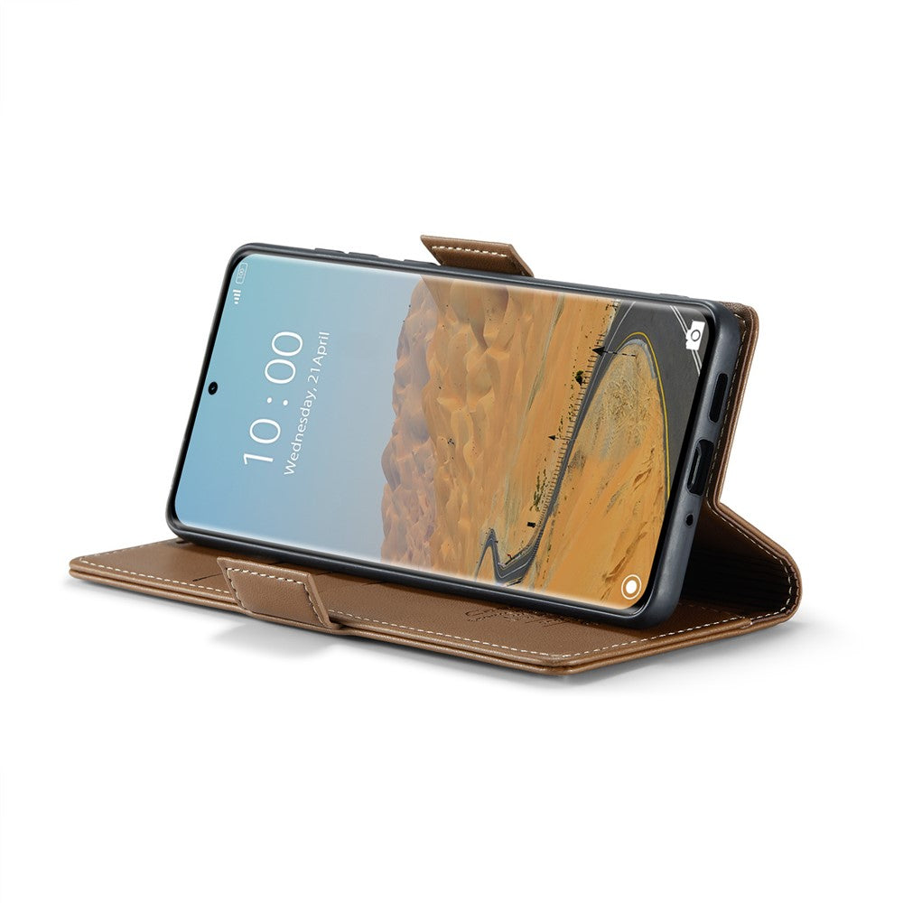 CASEME For Xiaomi Redmi Note 14 Pro+ 5G / 14 Pro 5G / Poco X7 5G Leather Case  023 RFID Blocking 3 Card Slot Mobile Cover