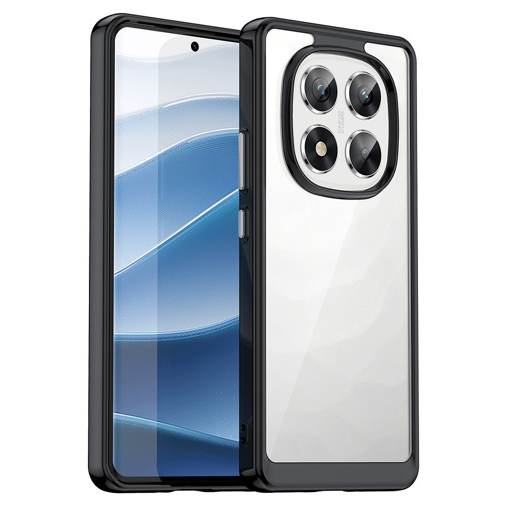 For Xiaomi Redmi Note 14 Pro 5G / Poco X7 5G Case TPU+Acrylic Protective Clear Phone Cover