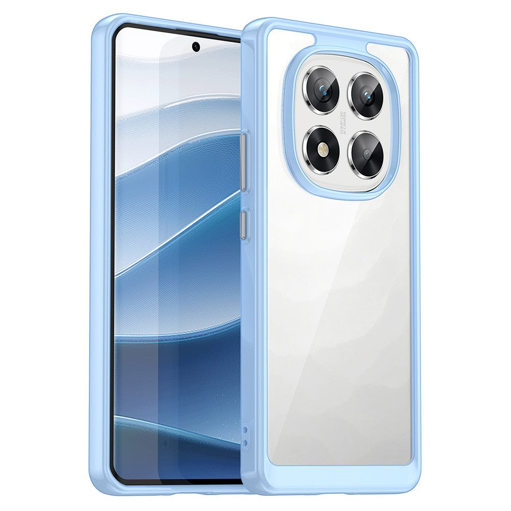 For Xiaomi Redmi Note 14 Pro 5G / Poco X7 5G Case TPU+Acrylic Protective Clear Phone Cover