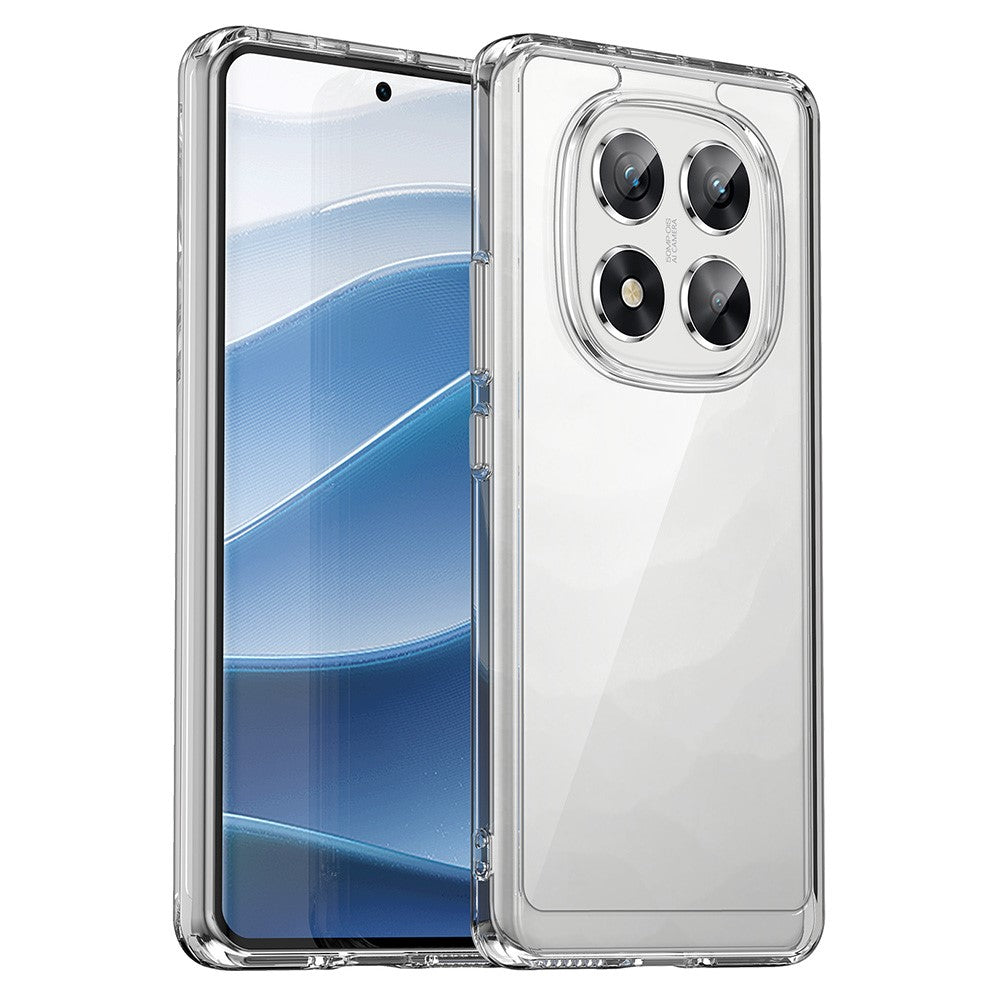 For Xiaomi Redmi Note 14 Pro 5G / Poco X7 5G Case TPU+Acrylic Protective Clear Phone Cover