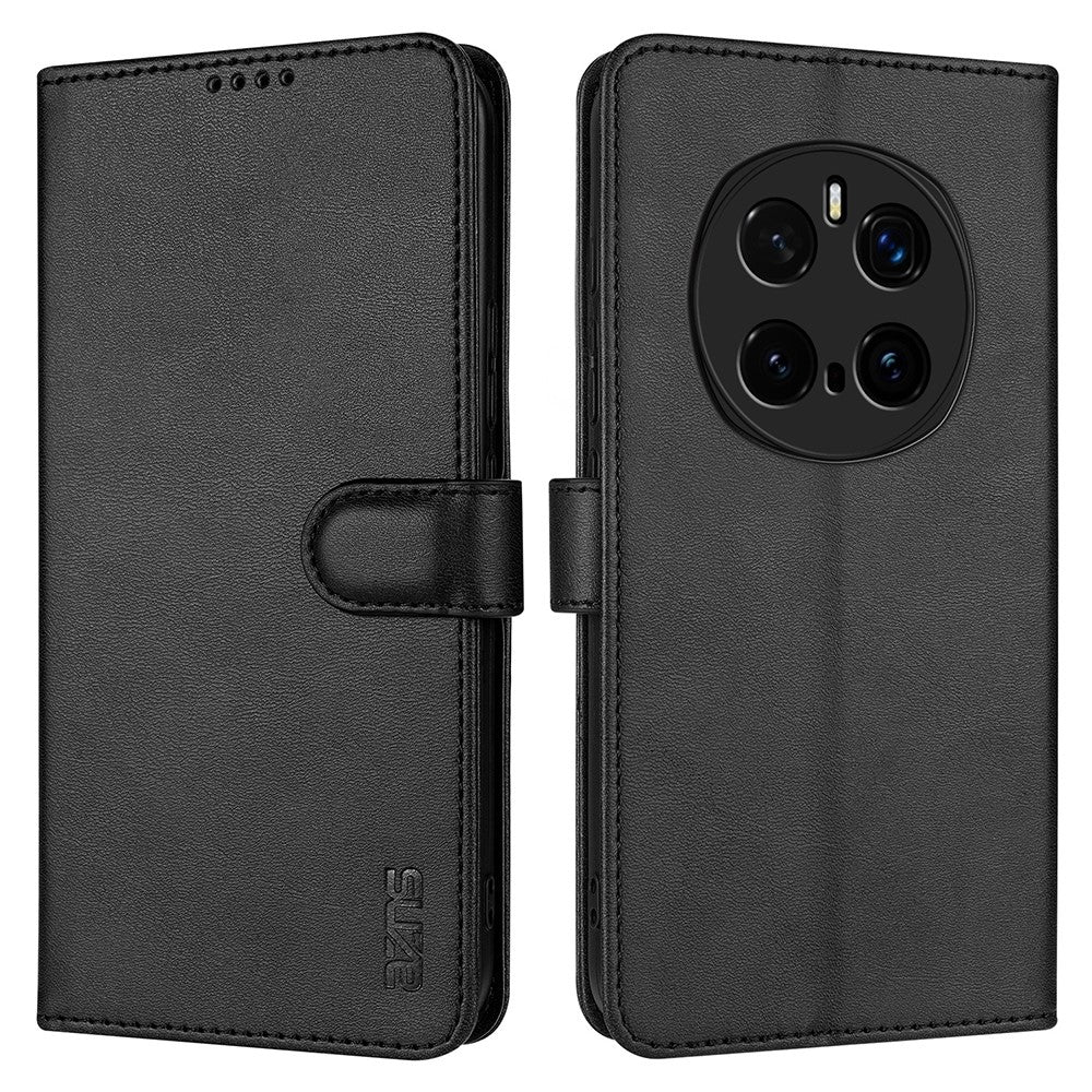AZNS For Honor Magic7 Pro 5G Case PU Leather Wallet Phone Cover