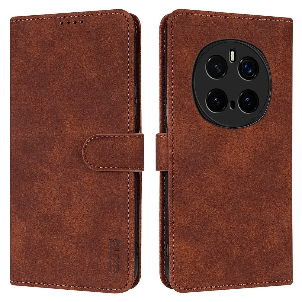AZNS For Honor Magic7 Pro 5G Case PU Leather Wallet Phone Cover