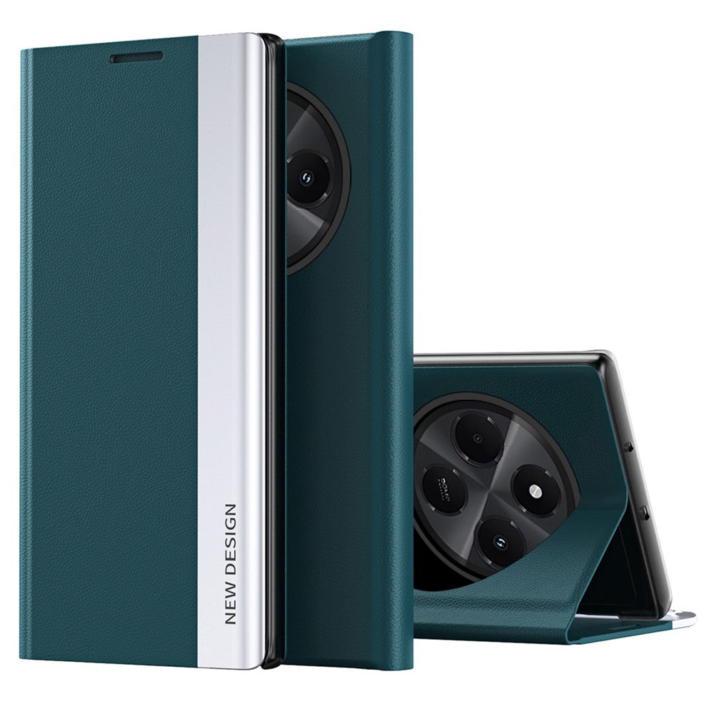 Case For Xiaomi Redmi 14C 4G / 14R 5G / Poco C75 4G Anti-Drop Leather Phone Cover with Stand