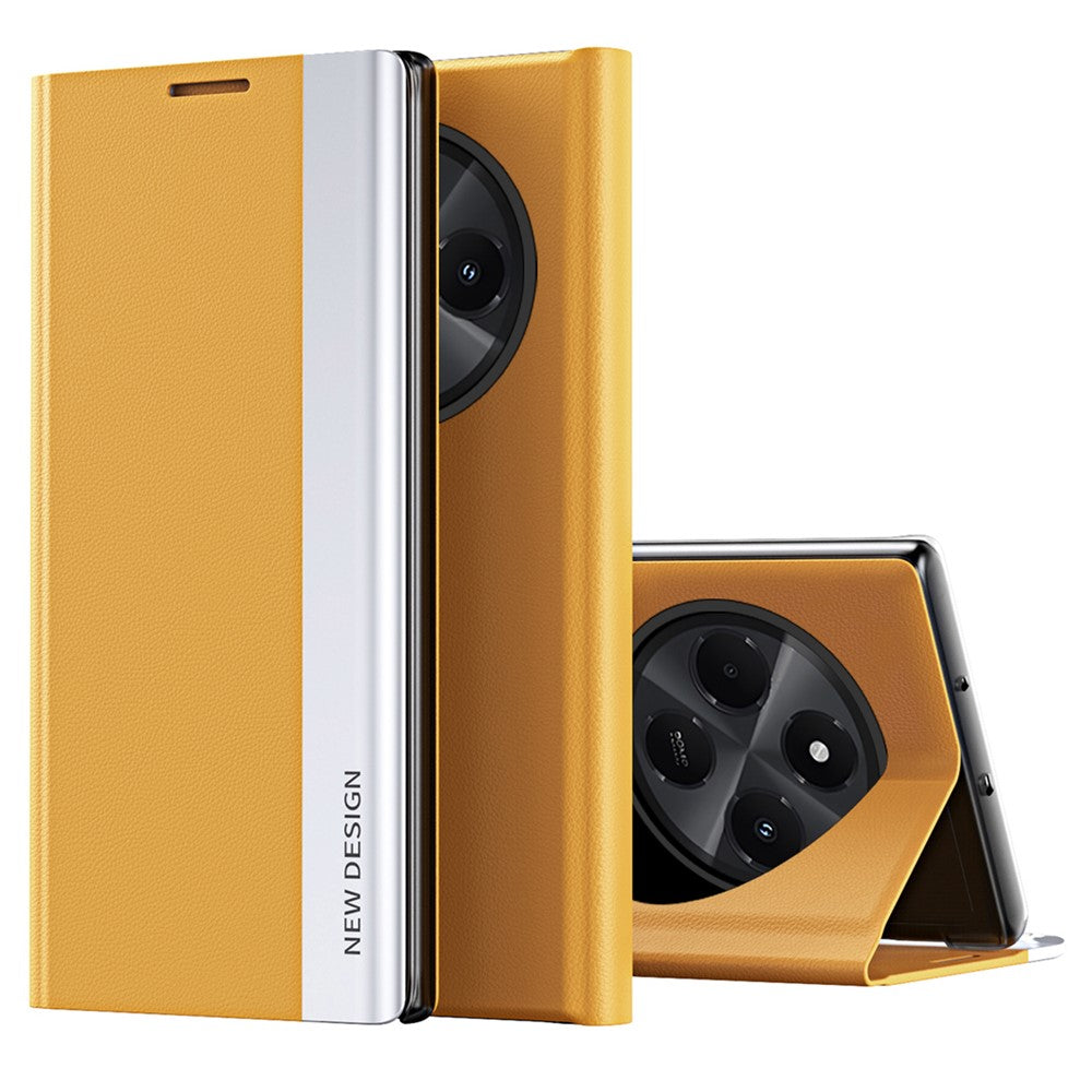 Case For Xiaomi Redmi 14C 4G / 14R 5G / Poco C75 4G Anti-Drop Leather Phone Cover with Stand