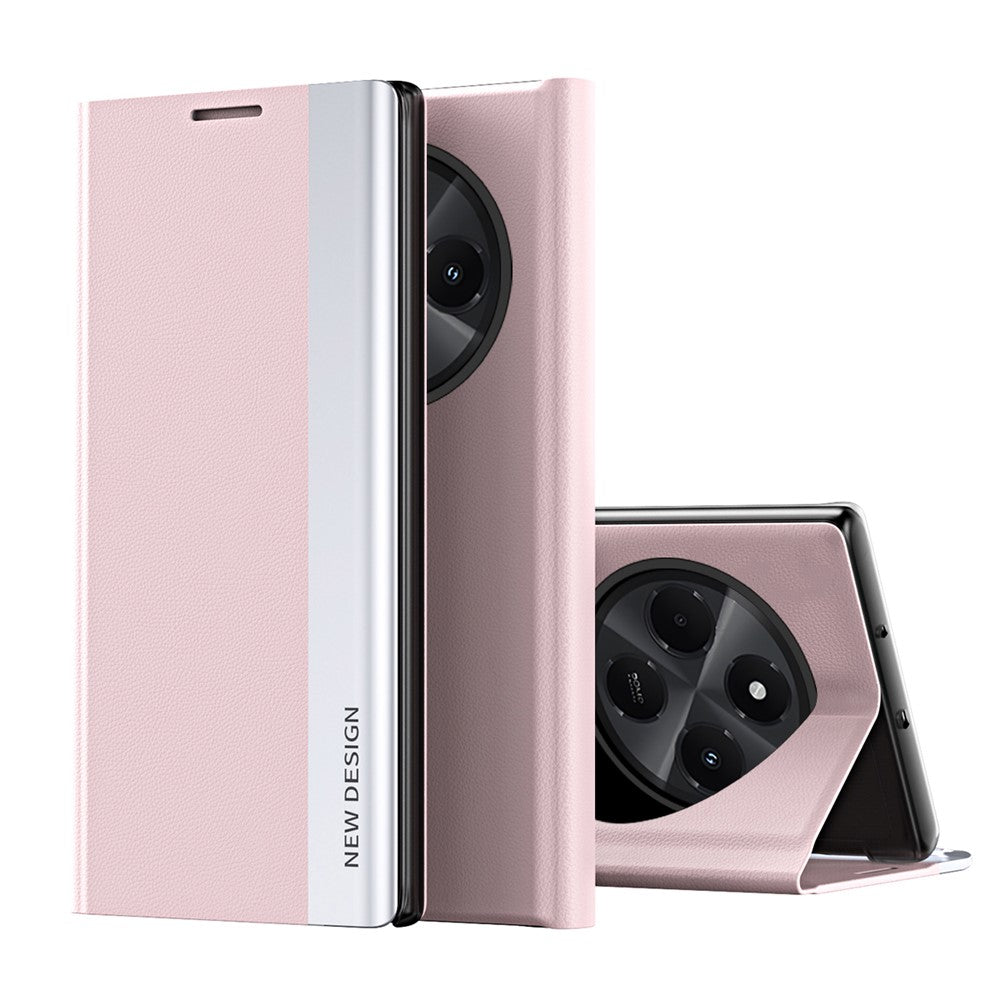 Case For Xiaomi Redmi 14C 4G / 14R 5G / Poco C75 4G Anti-Drop Leather Phone Cover with Stand
