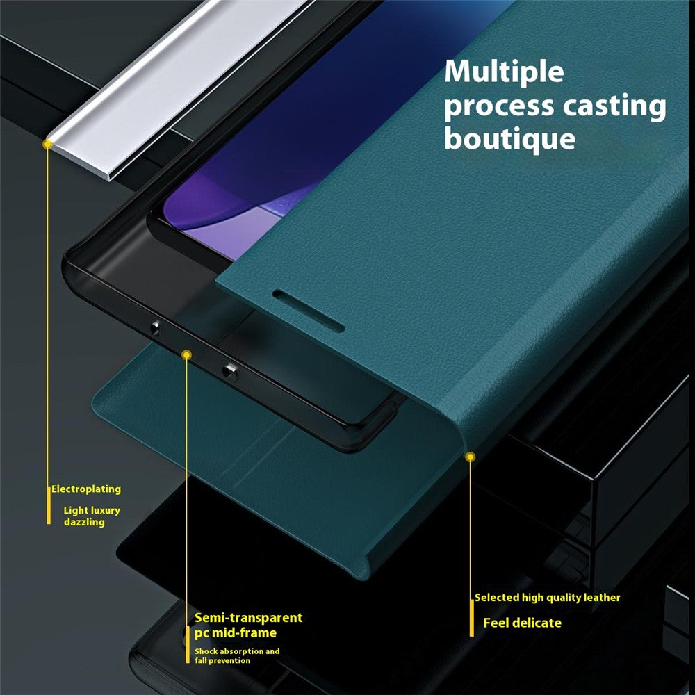 Case For Xiaomi Redmi 14C 4G / 14R 5G / Poco C75 4G Anti-Drop Leather Phone Cover with Stand