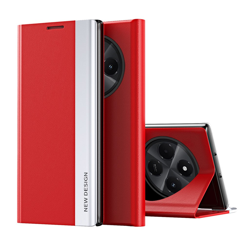 Case For Xiaomi Redmi 14C 4G / 14R 5G / Poco C75 4G Anti-Drop Leather Phone Cover with Stand