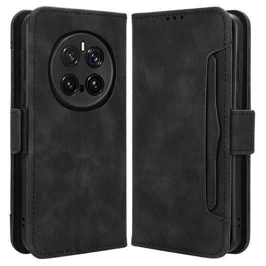 Honor Magic7 Pro 5G Handyhülle – Lederhülle mit mehreren Kartenfächern