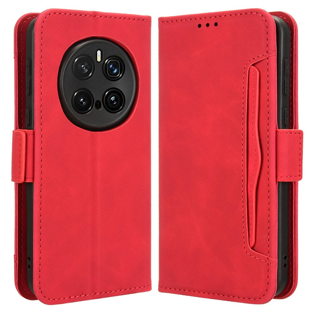 For Honor Magic7 Pro 5G Leather Case Phone Wallet Cover with Multiple Card Slots