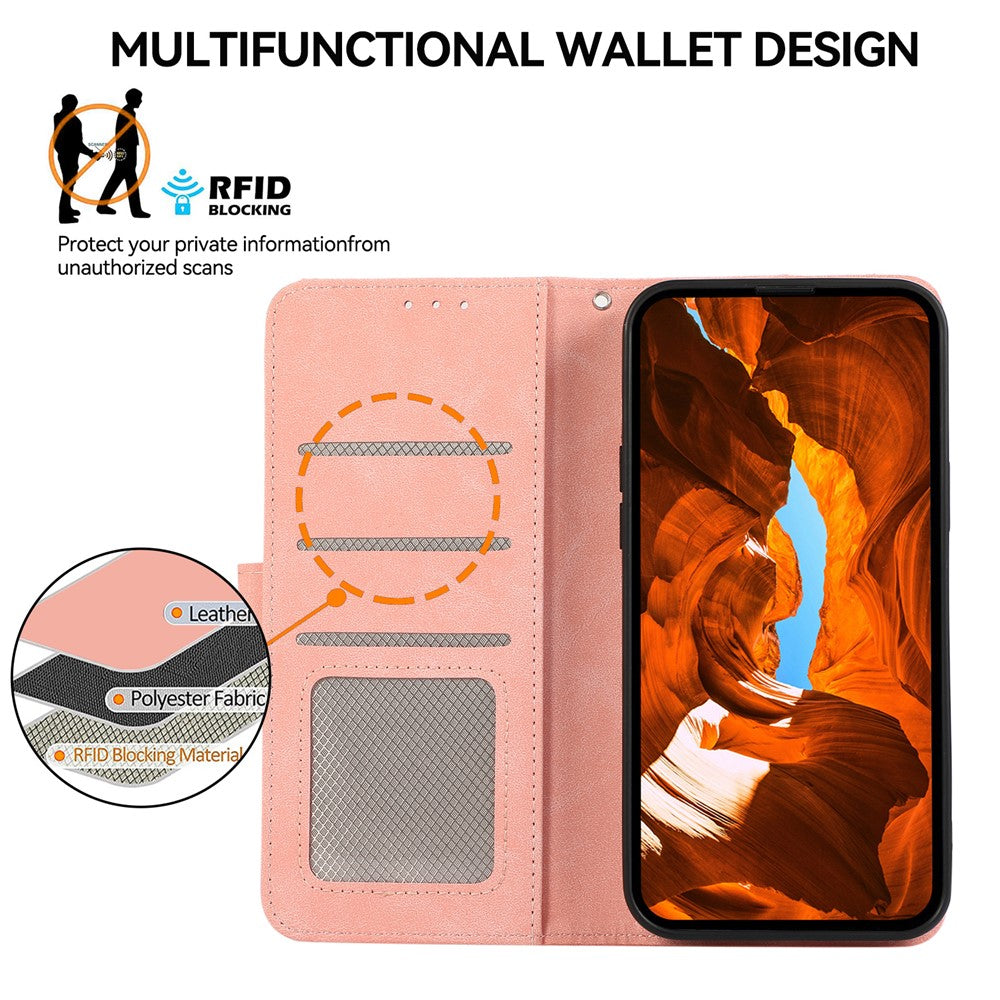ABEEL For Honor Magic7 Lite 5G / X9c 5G / X60 Pro 5G Case Color Splicing Leather Flip Phone Cover RFID Blocking