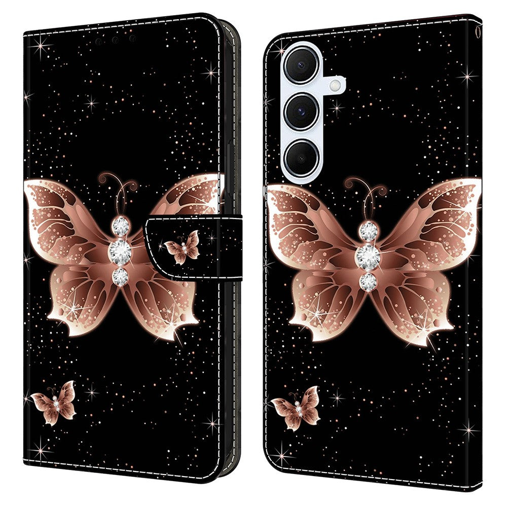 Galaxy A36 5G / A56 5G Wallet-Hülle – Mit 3D-Muster, Kartenfächer & Ständer
