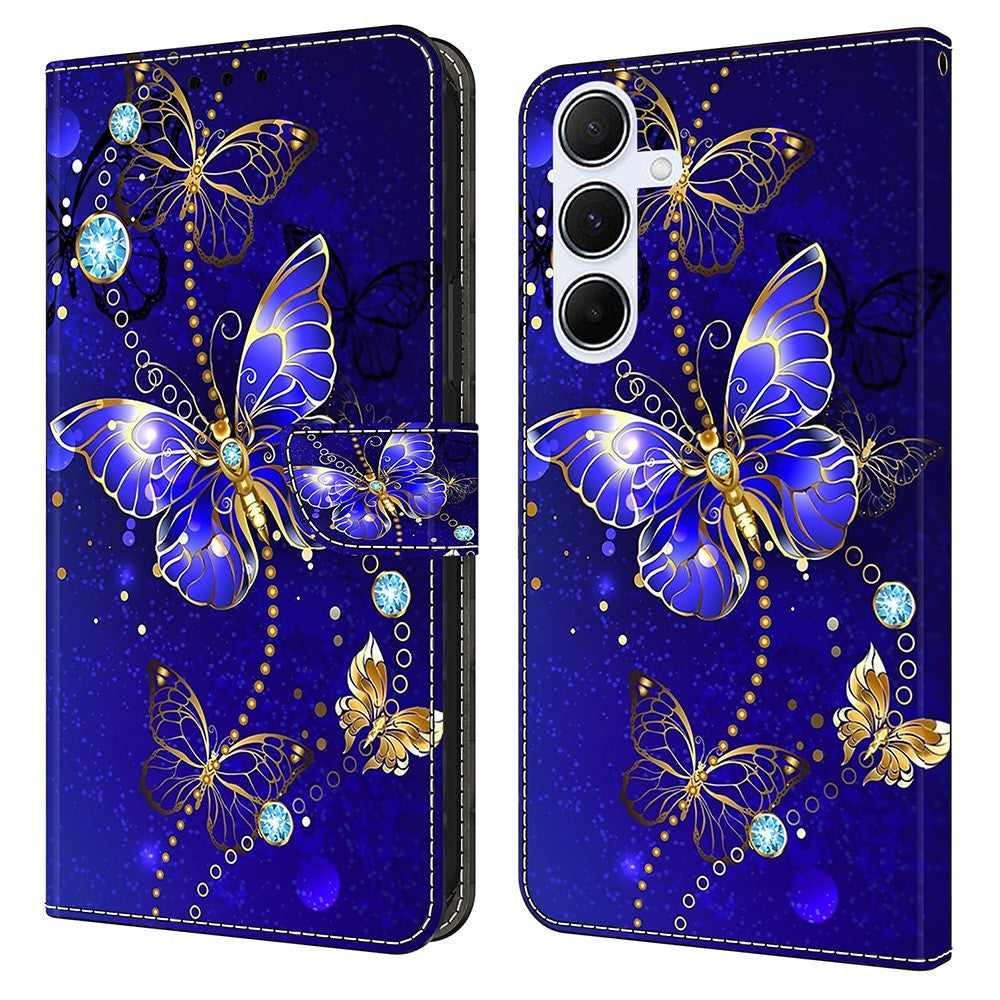Galaxy A36 5G / A56 5G Wallet-Hülle – Mit 3D-Muster, Kartenfächer & Ständer