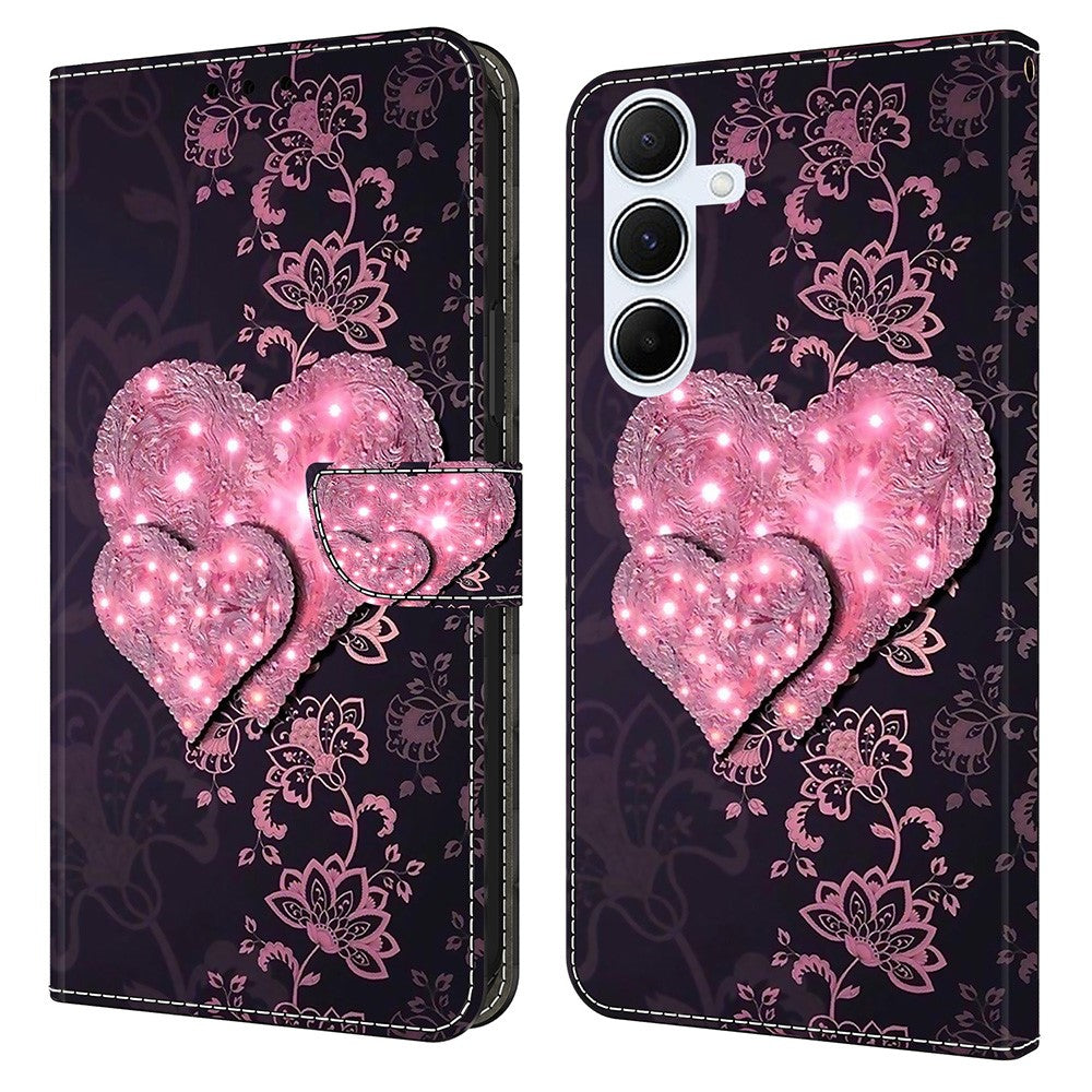 Galaxy A16 5G/4G Wallet-Hülle – Mit 3D-Muster, Kartenfächer & Ständer