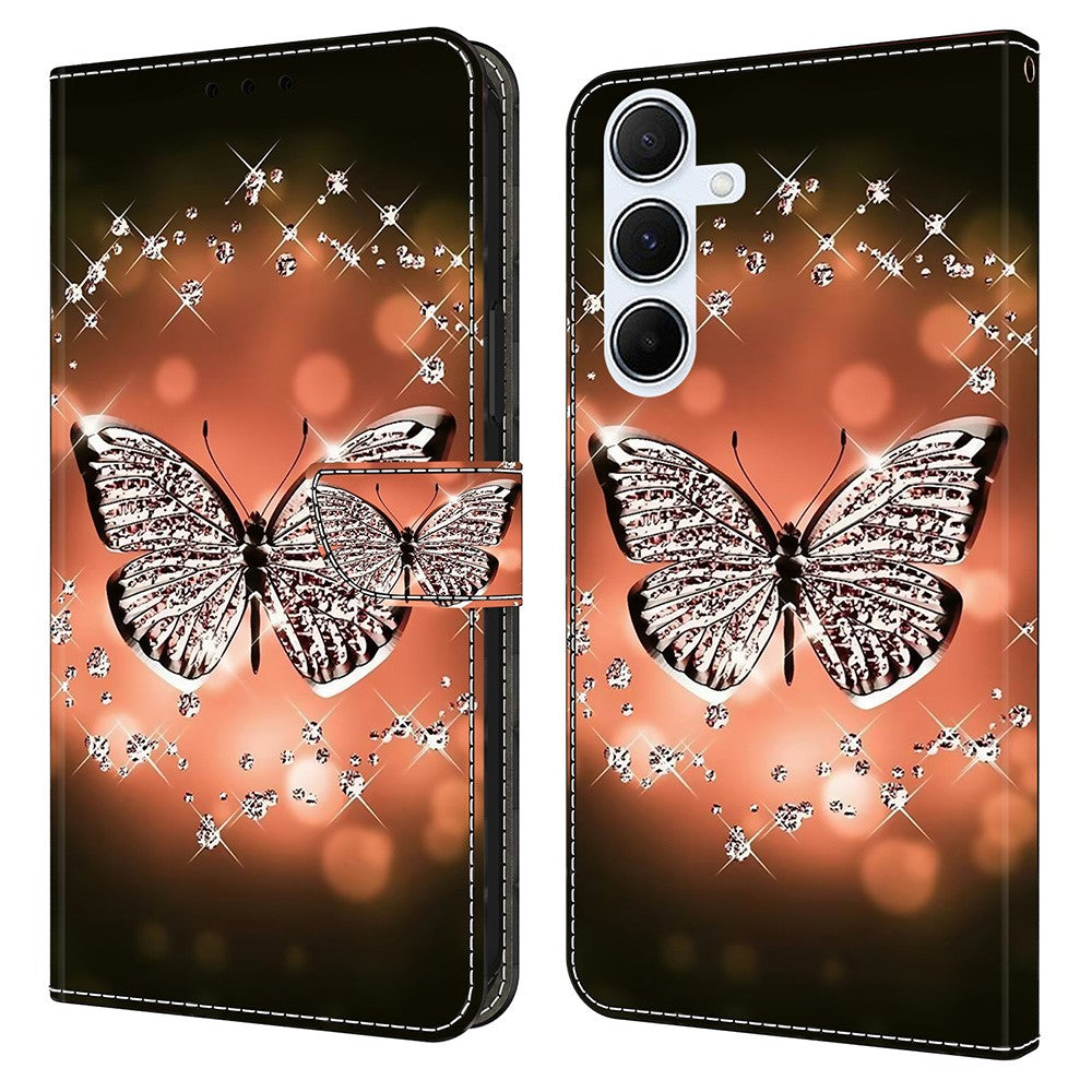 Galaxy A16 5G/4G Wallet-Hülle – Mit 3D-Muster, Kartenfächer & Ständer