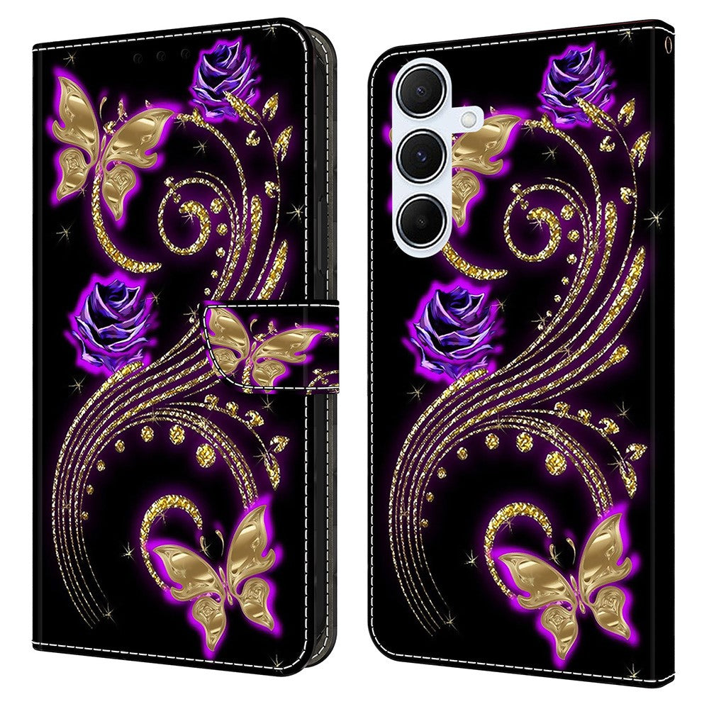 Galaxy A16 5G/4G Wallet-Hülle – Mit 3D-Muster, Kartenfächer & Ständer