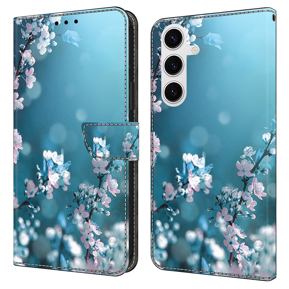 Galaxy S24 FE Wallet-Hülle – Mit 3D-Muster, Kartenfächer & Ständer