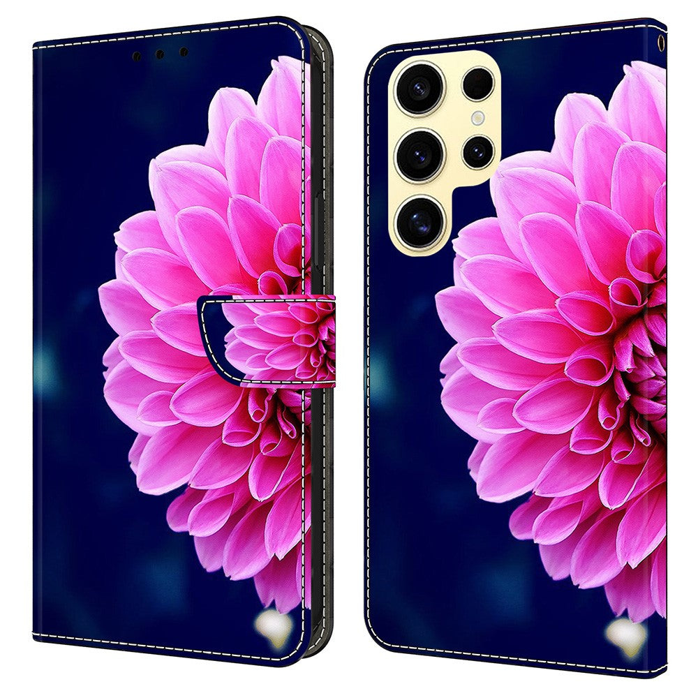 Galaxy S25 Ultra Wallet-Hülle – Mit 3D-Muster, Kartenfächer & Ständer