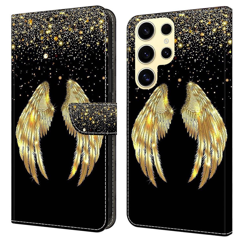 Galaxy S25 Ultra Wallet-Hülle – Mit 3D-Muster, Kartenfächer & Ständer