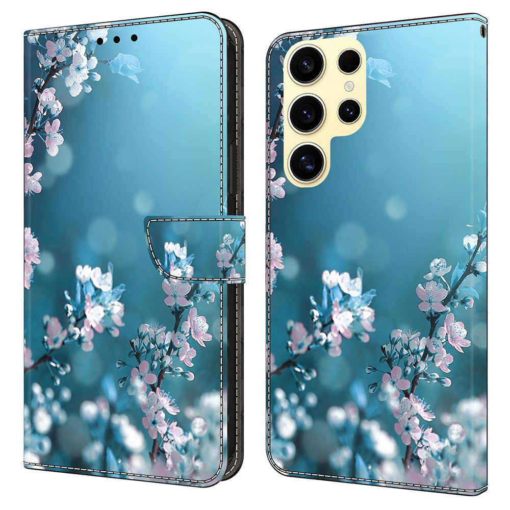 Galaxy S25 Ultra Wallet-Hülle – Mit 3D-Muster, Kartenfächer & Ständer