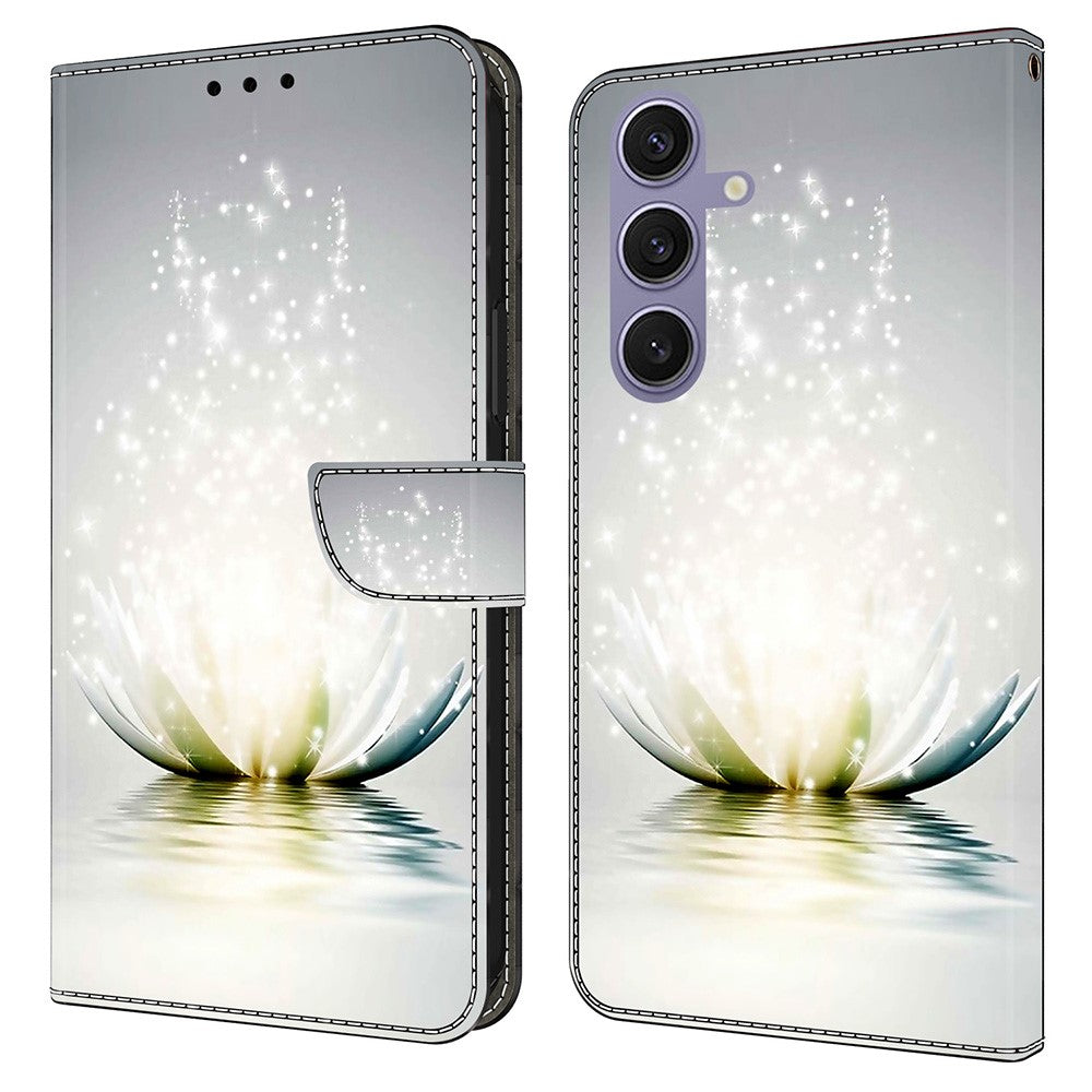 Galaxy S25 Plus Wallet-Hülle – Mit 3D-Muster, Kartenfächer & Ständer