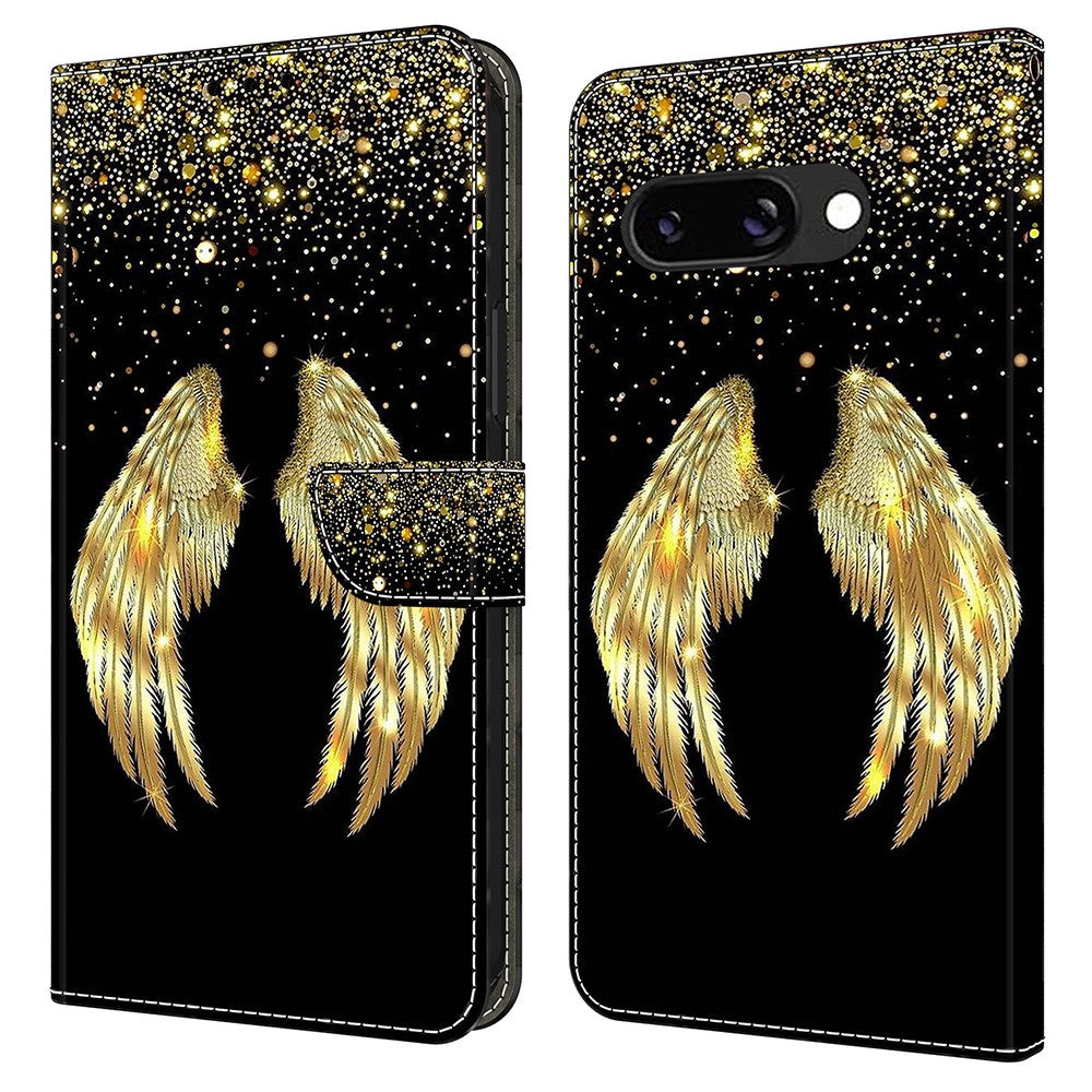 Pixel 9a Wallet-Hülle – Mit 3D-Muster, Kartenfächer & Ständer