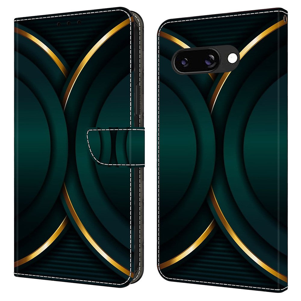 Pixel 9a Wallet-Hülle – Mit 3D-Muster, Kartenfächer & Ständer