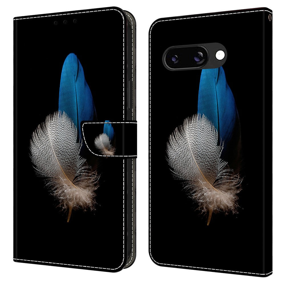 Pixel 9a Wallet-Hülle – Mit 3D-Muster, Kartenfächer & Ständer